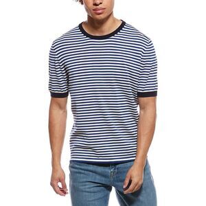 J.Mclaughlin Mens  Ventura T-Shirt Sweater, Blue